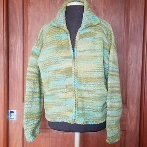 The Sweater Venture Hand Knit Cardigan Sweater